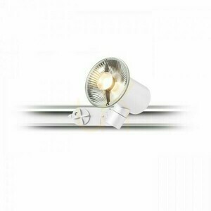 Fax-Strahler für 3-Phasen-Schiene Weiß 230 V Led Gu10 12 W. small 2