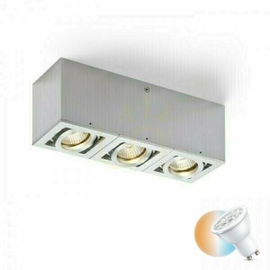 Downlight Berit Iii Ceiling Aluminium 230 V Gu10 3x50 W. small 0