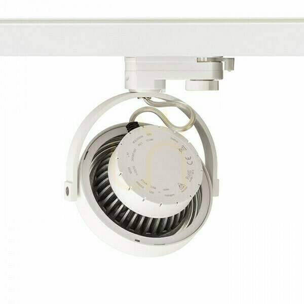 Vorschau Kelly Led Spotlight für 3 Phasen. Schiene Weiß 230 V 12 W 24° 3000 K Kelly Led Spotlight für 3 Phasen. Schiene Weiß 230 V 12 W 24° 3000 K