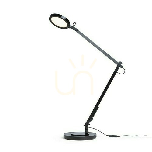 Prüfen Ema Dimm Tischlampe Schwarz 230 V Led 10 W 100° 3000 K