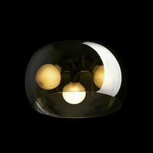 Plafond Amanda Decke Schwarz Mattes Getöntes Glas 230 V Led E27 3x15 W. 1 Plafond Amanda Decke Schwarz Mattes Getöntes Glas 230 V Led E27 3x15 W. small 1