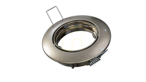 OPRA Leuchte gegossen rund beweglich Chrom satiniert small 1