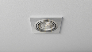 GABI Leuchte quadratisch beweglich silber gebürstet. small 2