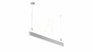 LUMINES Dulio Silberanoden-Leuchte. 4000K 120cm small 0
