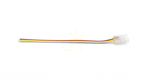 Prüfen LED PRO B Stecker für 10mm CCT LED Streifen 1-seitig mit Draht