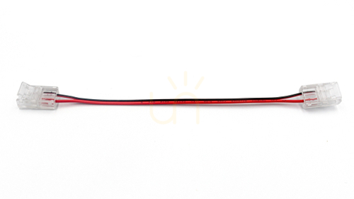 Prüfen LED PRO C Stecker für einfarbige LED Streifen 10mm 2-seitig mit Draht
