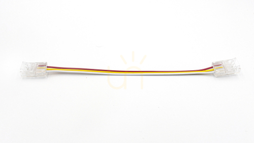 Prüfen LED PRO C Stecker für 10mm CCT LED Streifen 2-seitig mit Draht