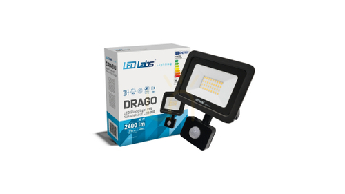 Prüfen DRAGO 30W NW IP44 SLIM PIR LED Scheinwerfer