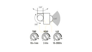 LED-Flutlicht 20W NW SMD IP65 PIR, weiß 4 LED-Flutlicht 20W NW SMD IP65 PIR, weiß small 4