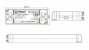 LED-Netzteil Cobalt Electro PFV-50-24-B 24 V DC 50 W IP20 small 1