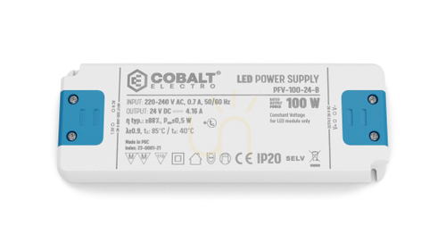 Prüfen CobaltElectro PFV 24V 100W IP20 B LED-Netzteil.