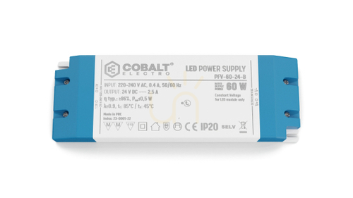 Prüfen CobaltElectro PFV 24V 60W IP20 B LED-Netzteil.