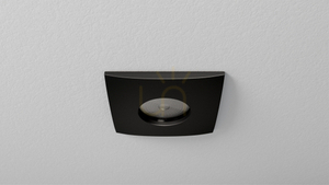 XANA Leuchte gegossen quadratisch fest schwarz IP44 small 2