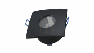 XANA Leuchte gegossen quadratisch fest schwarz IP44 small 3
