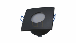 XANA Leuchte gegossen quadratisch fest schwarz IP44 small 4