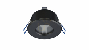 LISA Leuchte rund gegossen fest schwarz small 1