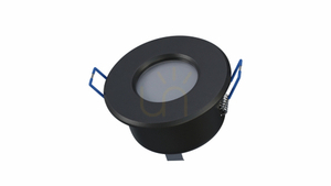 LISA Leuchte rund gegossen fest schwarz small 4