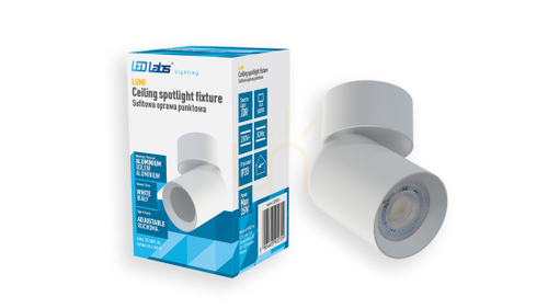 Prüfen Aufbaustrahler LUMI schwenkbar weiß