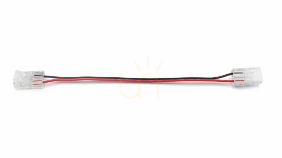 LED PRO C MINI Doppelverbinder mit Kabel für einfarbige 8-mm-LED-Streifen