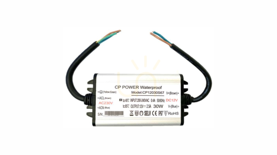 Prüfen Stromversorgungsmodul Metallgehäuse 12V 30W IP67 V2 Stromversorgungsmodul Metallgehäuse 12V 30W IP67 V2