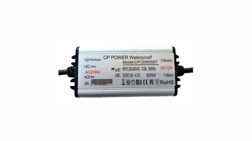 Prüfen Metallgehäuse 12V 50W IP67 V2 Stromversorgungsmodul