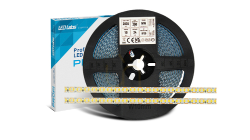 Prüfen Klebeband PRO 3Y 24V 1000 LED 2835 SMD ONE LED CUT 10W 3000K, 5m