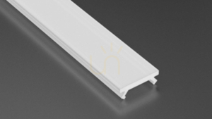 Lampenschirm für LED-Profil LUMINES SLIM v2 milchig 1 m small 0