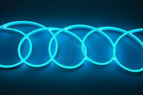 Prüfen Neon Flex HXR One 9W / blau / 24 VDC / IP67 wasserdicht / 1 m / Bergman
