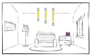 Neon Flex Multi One / 24VDC / 20W / 1109lm / 2x160x2835SMD / 360° / 4000K / IP67 / 1 m / Bergman small 1