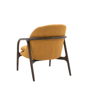 Sessel Gallery Direct Alegra ocker Mid-Century Stoff Holz 68 x 84 x 83 cm small 5
