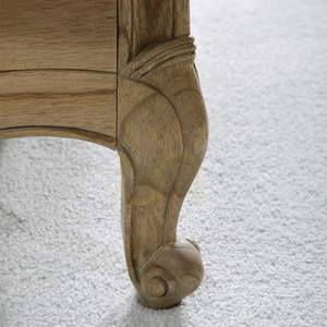 Gallery Direct Chic Cane Bett 180 × 200 cm aus Mindy-Esche, Weathered small 3