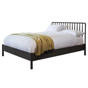 Spindelbett Gallery Direct Wycombe 4'6 schwarz Eiche 145x197 cm 0 Spindelbett Gallery Direct Wycombe 4'6 schwarz Eiche 145x197 cm small 0