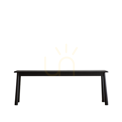 Prüfen Esszimmerbank Gallery Direct Wycombe Eiche schwarz 130 cm nordisch