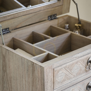 Kommode Gallery Direct Mustique 5 Schubladen Mindy Ash Natur 60 x 45 x 115 cm small 3