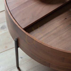Couchtisch Gallery Direct Risby Akazienholz natur 83x83 cm mit Stauraum small 3