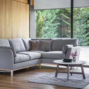Couchtisch rund Gallery Direct Barcelona 80 cm Akazie Marmor dunkles Holz small 5