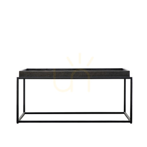 Couchtisch Gallery Direct Forden Tray schwarz 90x60 cm rechteckig MDF Metall 0 Couchtisch Gallery Direct Forden Tray schwarz 90x60 cm rechteckig MDF Metall small 0