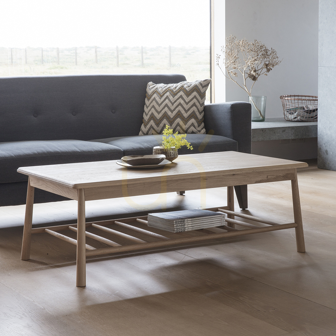 Aussicht Couchtisch Gallery Direct Wycombe rechteckig Eiche 120 x 65 cm Couchtisch Gallery Direct Wycombe rechteckig Eiche 120 x 65 cm