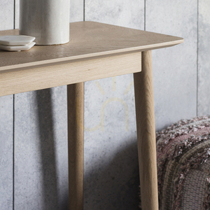 Konsolentisch Gallery Direct Milano Eiche 120 cm Chevron-Intarsie small 2