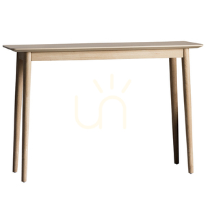 Konsolentisch Gallery Direct Milano Eiche 120 cm Chevron-Intarsie small 0