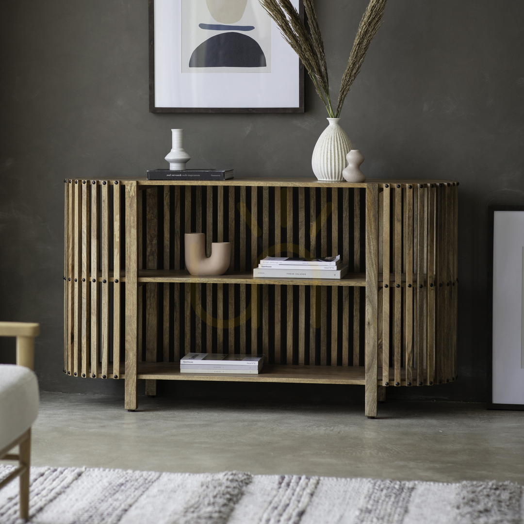 Aussicht Konsolentisch Gallery Direct Voss 140 cm natur Mangoholz Eisen Konsolentisch Gallery Direct Voss 140 cm natur Mangoholz Eisen