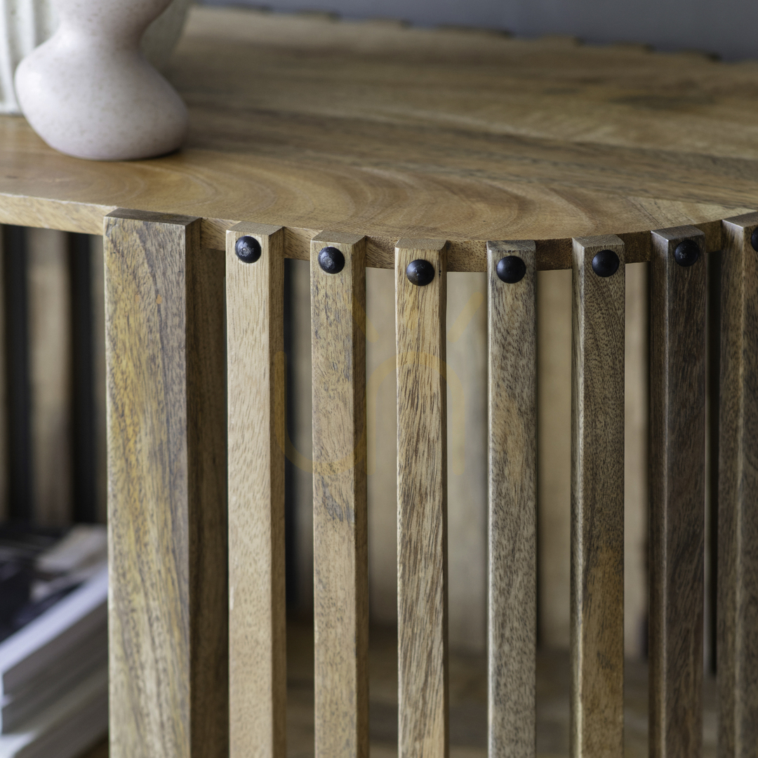 Vorschau Konsolentisch Gallery Direct Voss 140 cm natur Mangoholz Eisen Konsolentisch Gallery Direct Voss 140 cm natur Mangoholz Eisen