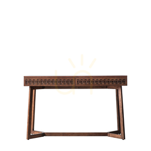 Schreibtisch Gallery Direct Boho Retreat braun Mangoholz 130 cm mit 2 Schubladen 0 Schreibtisch Gallery Direct Boho Retreat braun Mangoholz 130 cm mit 2 Schubladen small 0