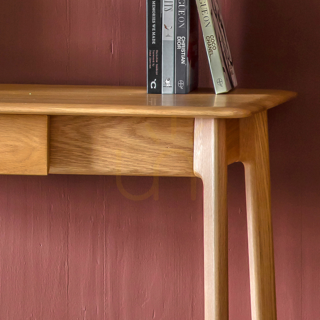 Vorschau Schreibtisch Gallery Direct Madrid Eiche massiv 130 cm mit 1 Schublade Schreibtisch Gallery Direct Madrid Eiche massiv 130 cm mit 1 Schublade