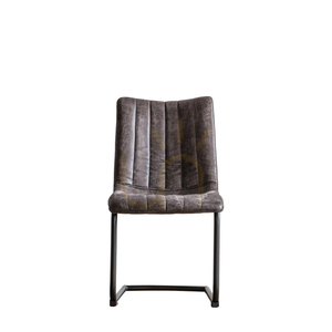Stuhl 2er-Set Gallery Direct Edington grau Kunstleder Freischwinger Retro 0 Stuhl 2er-Set Gallery Direct Edington grau Kunstleder Freischwinger Retro small 0