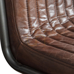 Lederstuhl braun Eisen Gallery Direct Capri 52x66x90 cm small 5