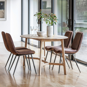 Esstisch Gallery Direct Madrid Eiche oval 180 x 100 cm small 3