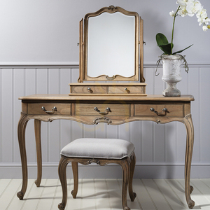 Frisiertisch Gallery Direct Chic Weathered Mindy Ash 126 cm small 1