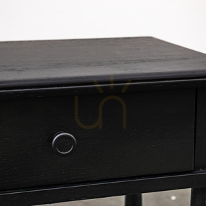 Frisiertisch Gallery Direct Wycombe schwarz Eiche MDF 110 x 40 x 80 cm small 2