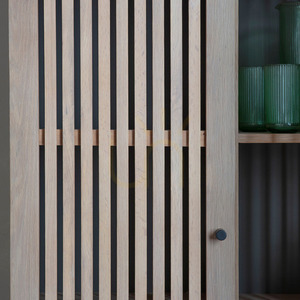 Cocktailschrank Gallery Direct Okayama 2-türig Eiche 86x35x160 cm small 3